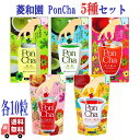 5種セット 菱和園 PonCha ( ポンチャ ) 緑茶・抹茶・ルイボス・ミックスフルーツティー・はちみつ紅茶 フリーズドライ インスタント お茶 簡単 お手軽...