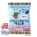 創健社 メイシーちゃんのおきにいり いちごとぶどうのラムネ 80g いちご味 ぶどう味 ミックス