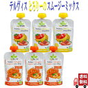 テルヴィス とろりーの イタリアンスムージー 120g 2種 (リンゴイチゴミックス・ニンジンカボチャ) スムージー 無添加 オーガニック 有機 ダイエット 健...
