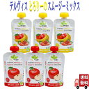 テルヴィス とろりーの イタリアンスムージー 120g 2種 各3個 (リンゴイチゴミックス・リンゴ) スムージー 無添加 オーガニック 有機 ダイエット 健康...