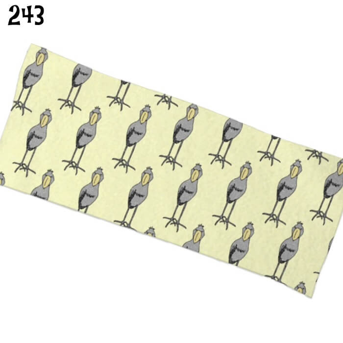 ハシビロコウフェイスタオル ハシビロコウだらけ 34×85cm 記念品 アニバーサリー 入園 入学 卒園 卒業 入学祝い 還暦 卒業祝 誕生日 クリスマス 小鳥 鳥 鳥好き 雑貨 かわいい グッズ プレゼント ギフト メール便 癒やし 洗顔タオル 美容室