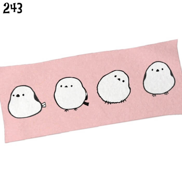 シマエナガフェイスタオル シマエナガコレクション 34×85cm 記念品 アニバーサリー 入園 入学 卒園 卒業 入学祝い 還暦 卒業祝 誕生日 クリスマス 小鳥 鳥 鳥好き 雑貨 かわいい グッズ プレゼント ギフト メール便 癒やし 洗顔タオル 美容室