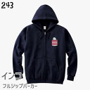 インコ スウェットパーカー 10oz F/Z ポケット風ひょっこりセキセイ 小鳥 鳥 鳥好き スウェット スエット 雑貨 グッズ デザイン イラスト アニマル ...