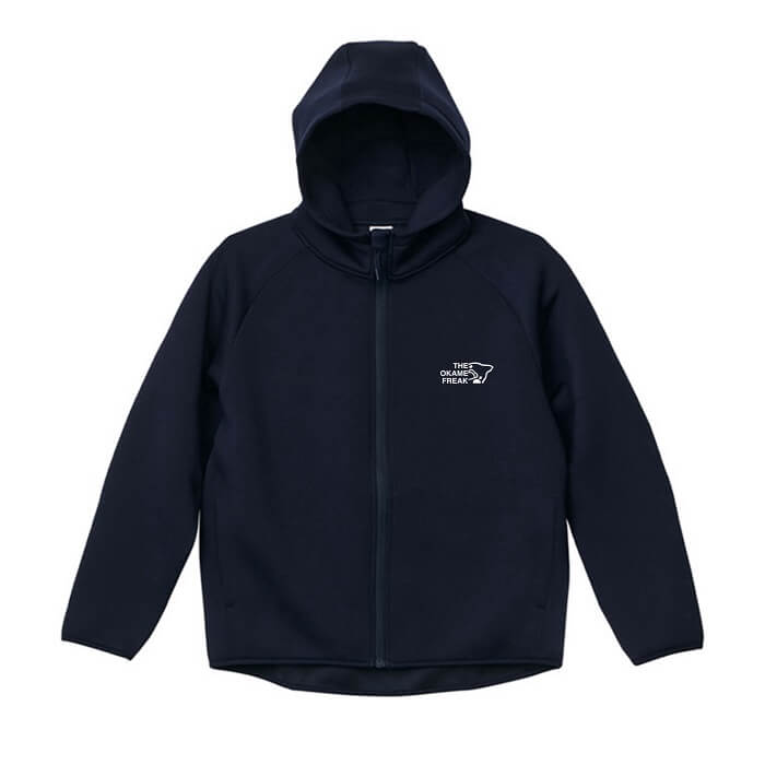 インコ ダンボールニット フルジップ パーカー THE OKAME FREAK ロゴ大 セキセイインコ マメルリハ コザクラ メンズ レディース スポーツ 登山 ウォーキング トレッキング 部屋着 小鳥 鳥 鳥好き 雑貨 かわいい グッズ プレゼント ギフト 運動