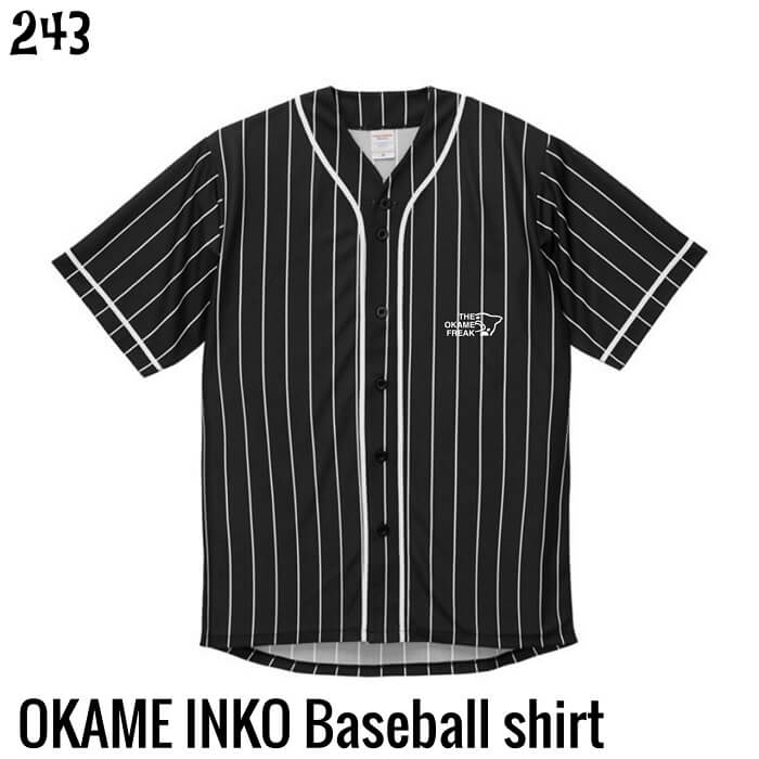 インコ ドライ ベースボールシャツ THE OKAME FREAK 野球 スポーツ ダンス アウトドア ユニフォーム チームウェア お揃い メンズ レディース ユニセックス 高機能素材 小鳥 鳥 鳥好き 雑貨 吸水速乾 UVカット 消臭 かわいい グッズ プレゼント ギフト
