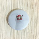 文鳥缶バッジ torinotorio ぶんこバッジ 「おべんと文鳥」 38mm 文鳥 グッズ ブンチョウ ぶんちょう buncho プレゼント