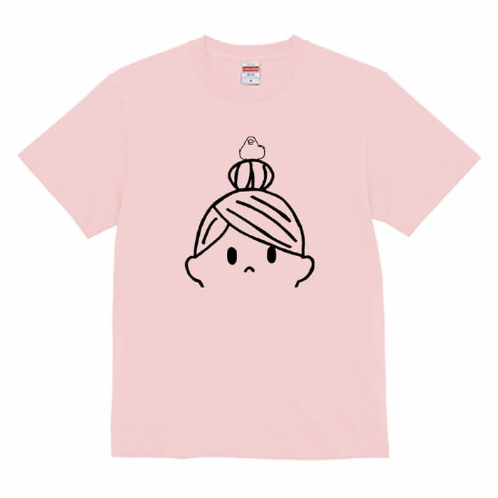 文鳥 Tシャツ お団子ヘアーとおだんご文鳥 半...の紹介画像3