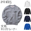 文鳥 キッズ スウェット トレーナー P/O 10オンス裏パイル ワンポイント THE BUNCHO FREAK