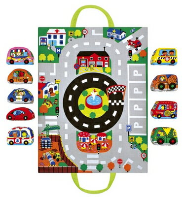 おもちゃ ベビートイ カーズインタウン 自動車おもちゃ プレゼント 御誕生日 贈り物 布製おもちゃ 知育玩具 ケーズキッズ 幼児 自動車 救急車 消防車 車 運転 出産祝い ギフト