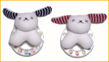 ベビーギフトセット出産祝い日本製ベビー用品ギフト新生児ガラガラスタイビセラかご詰め