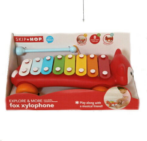 フォックスシロフォン 鉄琴　ベビーおもちゃ 楽器 楽器おもちゃ 音楽おもちゃ トイ スキップホップ リズム 出産祝い ギフト