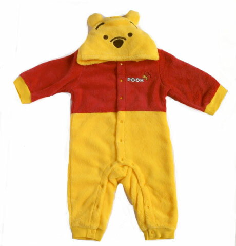 冬物ベビー服 カバーオール 防寒 着ぐるみ プーさん ベビー服 出産お祝い 御祝い 贈り物 プレゼント なりきり フード付き 冬服 冬 フリース 仮装 変身 ア...
