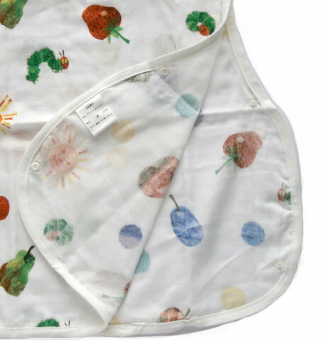 ベビーギフト スリーパー 寝袋 寝具 はらぺこあおむし 出産祝い 日本製 お祝い プレゼント 贈り物 ベビー 新生児 ダブルガーゼ 男の子 女の子 ベビーギフトセット 寝具 ガーゼ製 お昼寝 布団 ベビー用品 3