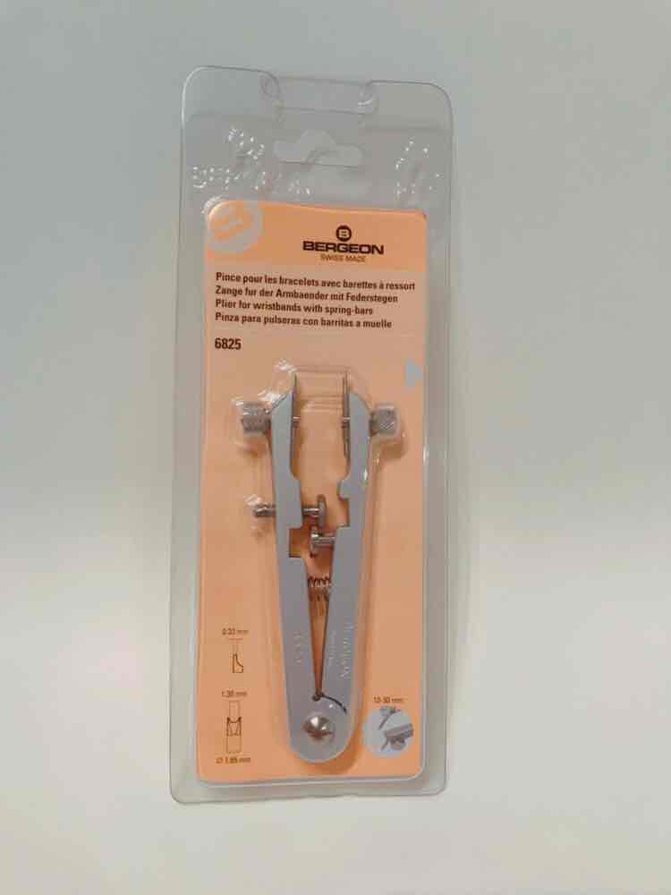 [ベルジョン] BERGEON 時計 ベルト交換工具 両つかみ式バネ棒外し 汎用替先2本セット BE6825 正規輸入品のサムネイル