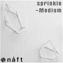 【在庫限り】naft スプリンクル コートフック 中 1個 sprinkle M ブラック／ホワイト 贈り物 ギフト 記念品