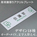 室名プレート 会議室 ドアプレート アクリル製・彫刻 サイズ 160mm×40mm/厚み3mm オーダーメイド製品ですので文字の入れ替えも可能です。 表札工房あ...
