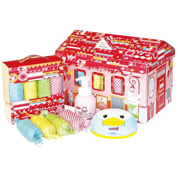 おむつBOX Mサイズ 4064-050 CBO−50GM(女の子) 7990047 Y_KO_ap パンパース・グーンおしりふきシート・しゃぼん玉ベビーソープがセットになった、かわいいおむつBOX!! 母の日 父の日 プレゼント ギフト 贈り物