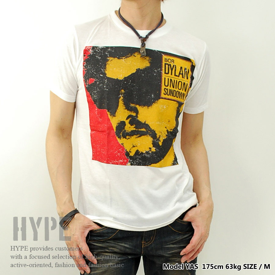 Tシャツ メンズ Bob Dylan アメカジTシャツ メンズファッション トップス 半袖 デザインプリント 8007346 ホワイト【YDKG-k】【kb】【6/3S】元 プレゼント ギフト