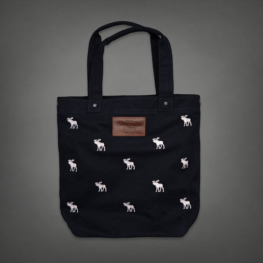 アバクロ 正規品 バッグレディース トートバッグ かばん 鞄 カバン154-541-0184-029 ネイビー【あす楽対応】【YDKG-k】【kb】Abercrombie&Fitch アバクロンビー＆フィッチ 正規【H-AC】 プレゼント ギフトのサムネイル