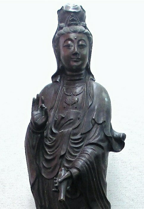 観音像 仏像 青銅 大型 仏具 銅像 ブロンズ...の紹介画像2