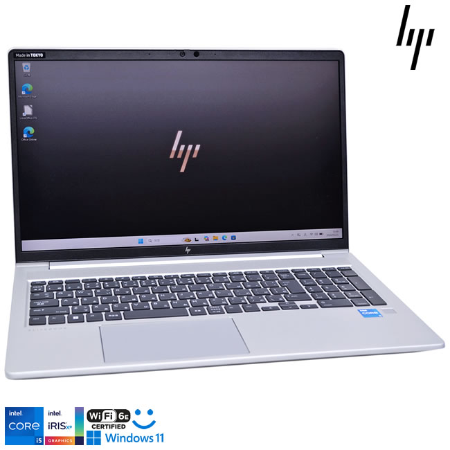 メモリ64G フルHD Wi-Fi6E HP EliteBook 650 G9 第12世代 Core i5 1235U IrisXe M.2SSD1TB 顔認証 USBType-C 15.6型 Windows11【中古】