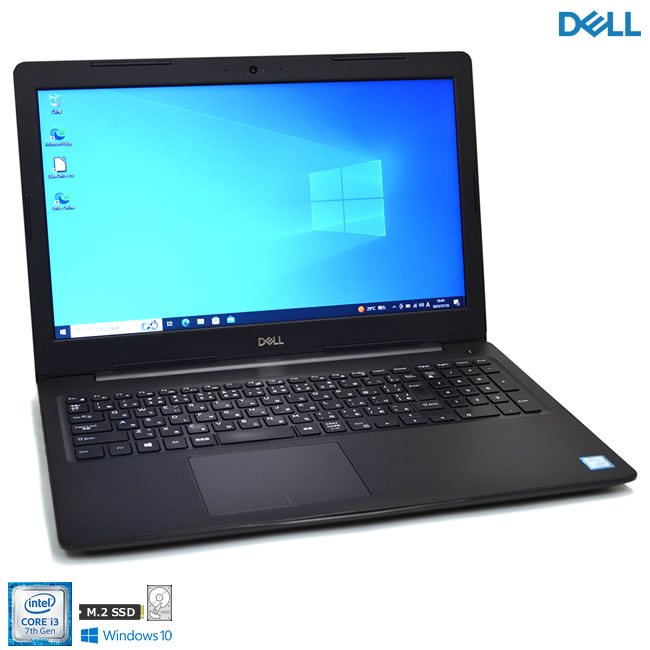 m[gp\R  DELL Latitude 3590 Core i3 7130U m.2SSD256GB HDD500G 8G WebJ Wi-Fi USBType-C Windows10yÁz