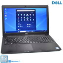 M.2SSD256G HDD500G DELL Latitude 3500 第8世代 Core i5 8265U Webカメラ メモリ8G USBType-C Wi-Fi Windows11【中古】