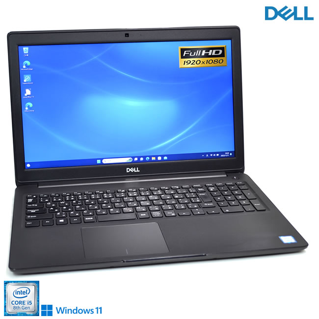 tHD 15.6^ DELL Latitude 3500 8 Core i5 8265U M.2SSD256G HDD500G 8G WebJ USBType-C Wi-Fi Windows11yÁz