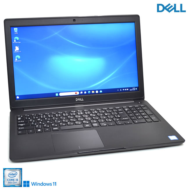 Windows11 DELL Latitude 3500 第8世代 Core i5 8265U M.2SSD256G HDD500G Webカメラ メモリ8G USBType-C Wi-Fi【中古】