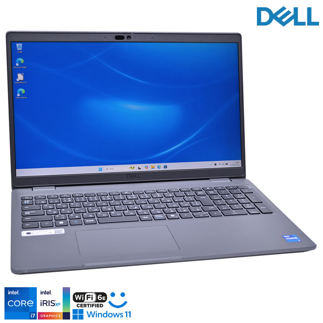 M.2SSD1TB メモリ32G フルHD DELL Latitude 3550 10コア12スレッド Core i7 1355U IrisXe Wi-Fi6E 顔認証 Windows11【中古】