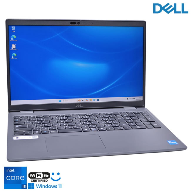 フルHD 15.6型 DELL Latitude 3550 第13世代 Core i5 1345U メモリ16G M.2SSD256G Wi-Fi6E USB4Type-C 顔認証 Webカメラ Windows11【中古】