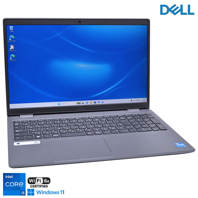 Wi-Fi6E 15.6型 フルHD DELL Latitude 3540 第13世代 Core i5 1345U メモリ16G M.2SSD256G USBType-C Webカメラ Windows11【中古】