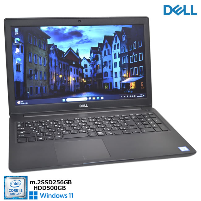 Windows11 WebJ DELL Latitude 3500 8 Core i3 8145U M.2SSD256G HDD500G 8G Wi-Fi USBType-CyÁz