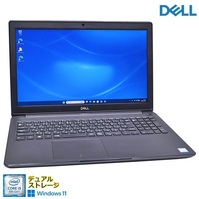 DELL Latitude 3500 Core i5 8265U フルHD 15.6型 M.2SSD256G HDD500G メモリ8G Webカメラ USBType-C Wi-Fi Windows11
