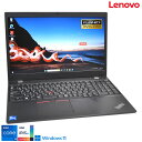 訳あり フルHD Wi-Fi6 Lenovo ThinkPad L15 Gen2 第11世代 Core i5 1135G7 M.2SSD256G メモリ8G W...