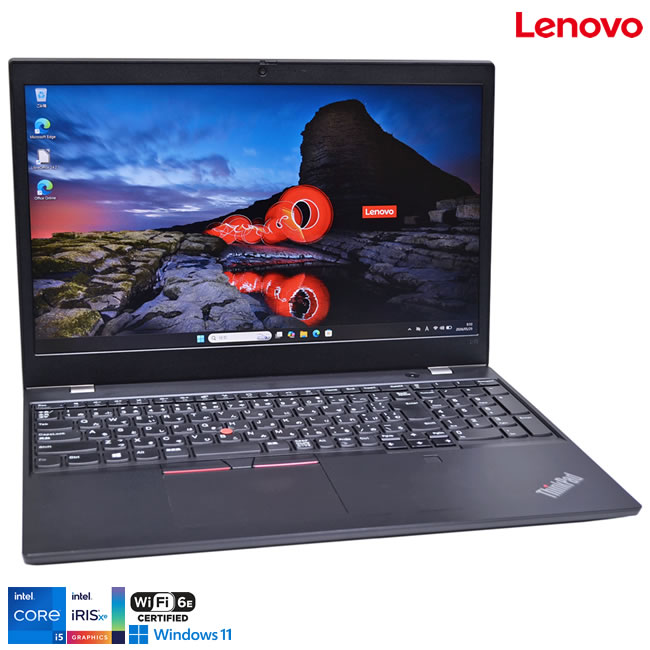 フルHD Wi-Fi6E Lenovo ThinkPad L15 Gen2 Core i5 1135G7 IrisXe M.2SSD256G HDD500G メモリ8G Webカメラ Windows11【中古】
