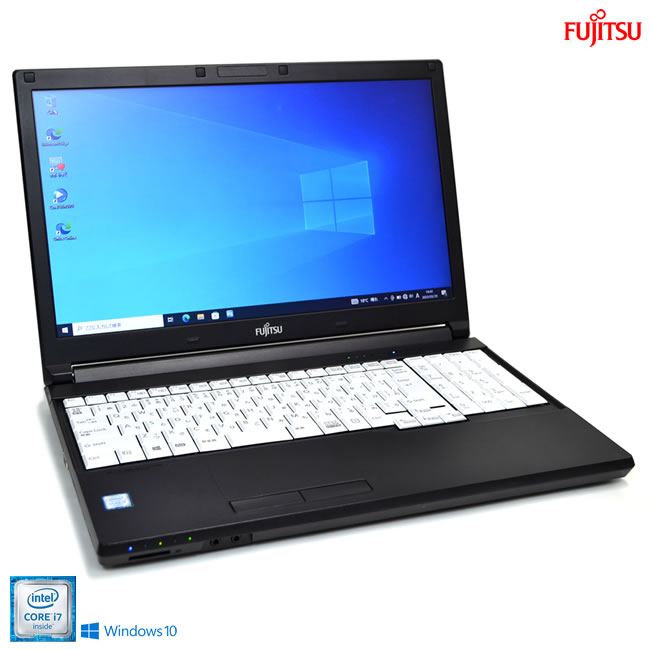 中古ノートパソコン 富士通 LIFEBOOK A746/P Core i7 6600U メモリ8G 新品SSD256G DVD SDXC Windows10【中古】