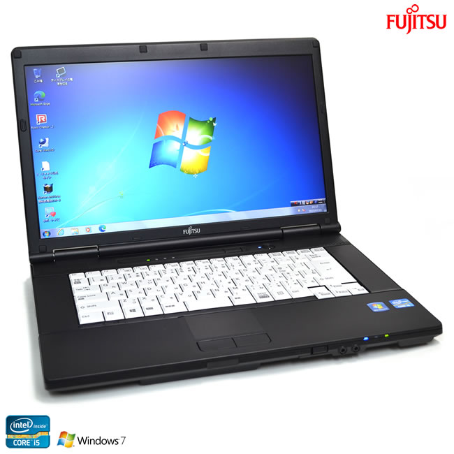 Windows7 32bit ノートパソコン 中古 富士通 LIFEBOOK A572/F Core i5 3320M メモリ4G HDD320G マルチ Wi-Fi USB3.0【中古】