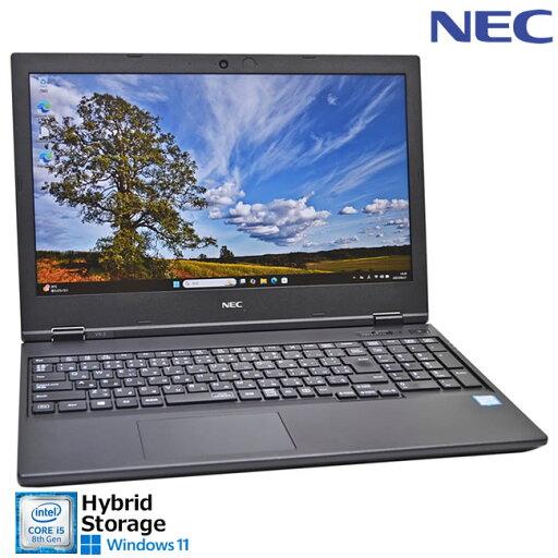 ノートパソコン フルHD NEC VersaPro VKT16/X-5 Corei5 8265U m.2SSD256G HDD500G メモリ8G Wi-Fi Webカメラ Windows11【中古】 ノートパソコン フルHD NEC VersaPro VKT16/X-5 Corei5 8265U m.2SSD256G HDD500G メモリ8G Wi-Fi Webカメラ Windows11【中古】