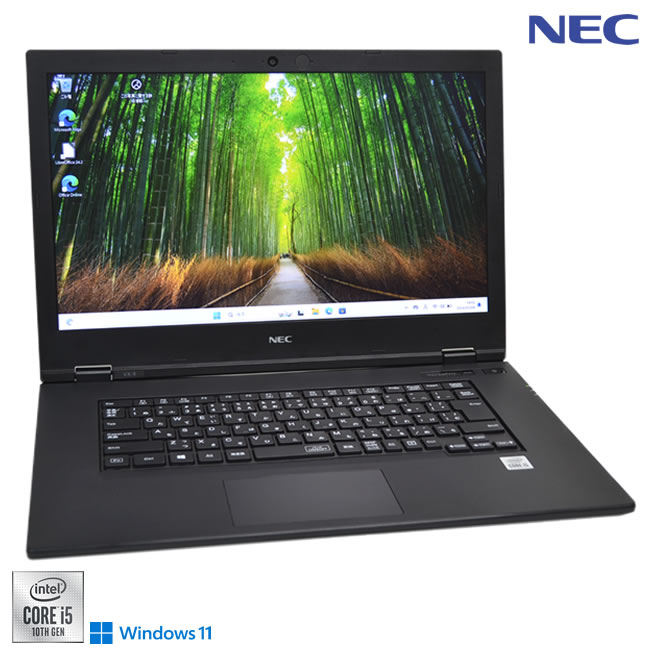 Wi-Fi6 新品SSD512G ノートパソコン 中古 NEC VersaPro VKT16/X-9 第10世代 Corei5 10210U webカメラ USBType-C Windows11【中古】