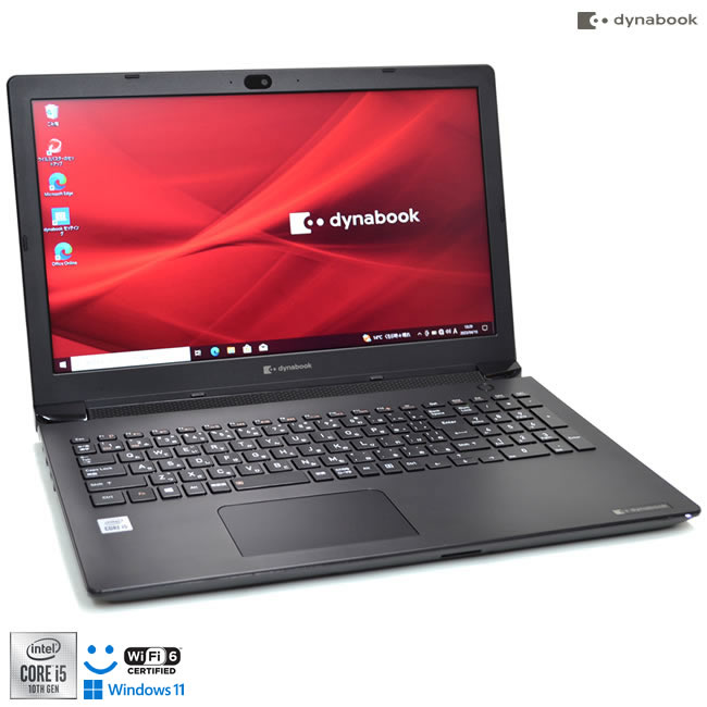 楽天ハイパーラボ　楽天市場店顔認証 Wi-Fi6 dynabook BJ65/FS 第10世代 Core i5 10210U M.2SSD256G メモリ8G マルチ USBType-C Windows11【中古】