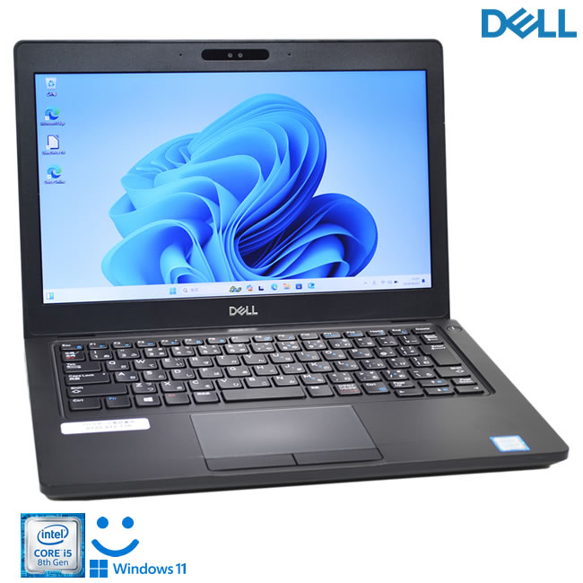 12.5型 モバイル 顔認証 DELL Latitude 5290 Core i5 8250U メモリ8G M.2SSD256G Webカメラ Wi-Fi USBType-C Windows11【中古】