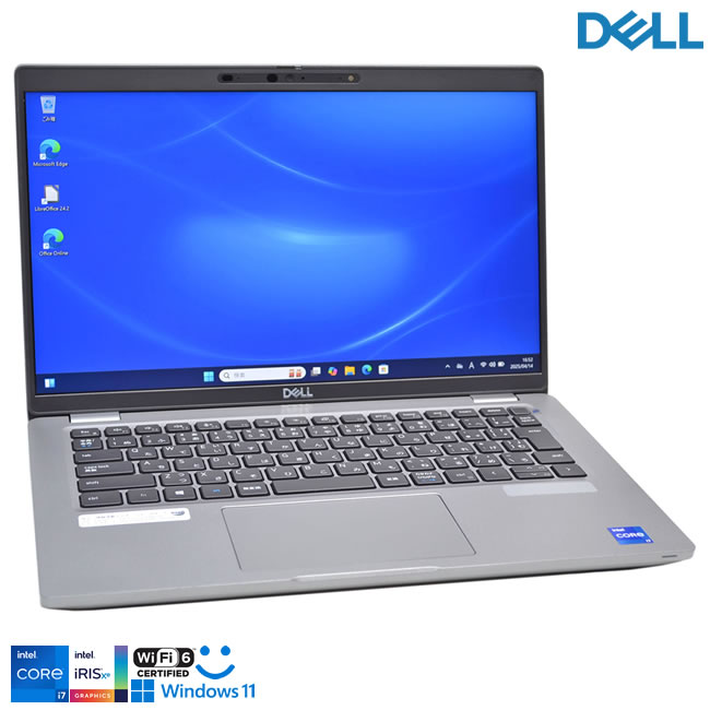 メモリ48G タッチパネル FHD Wi-Fi6 顔認証 DELL Latitude 5420 第11世代 Core i7 1185G7 IrisXe M.2SSD512G Webカメラ Windows11【中古】
