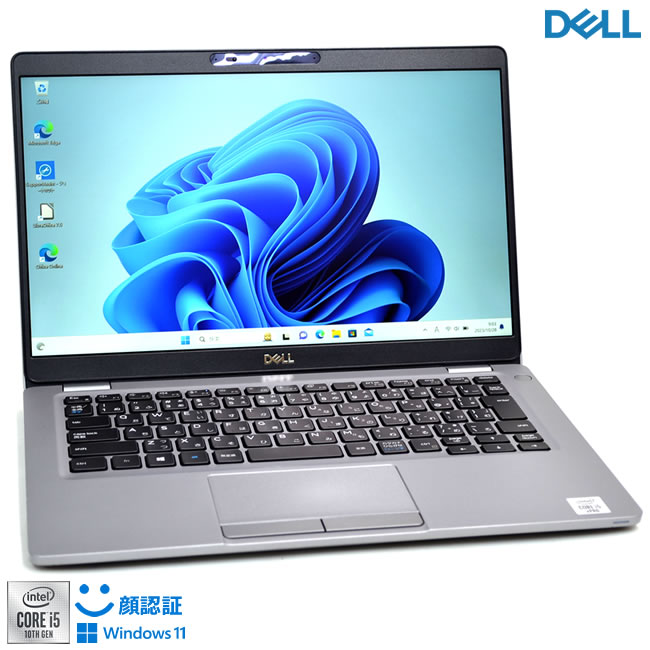タッチパネル 13.3型 フルHD Wi-Fi6 顔認証 DELL Latitude 5310 第10世代 Core i5 10310U M.2SSD256G メモリ8G USBType-C Webカメラ Windows11【中古】