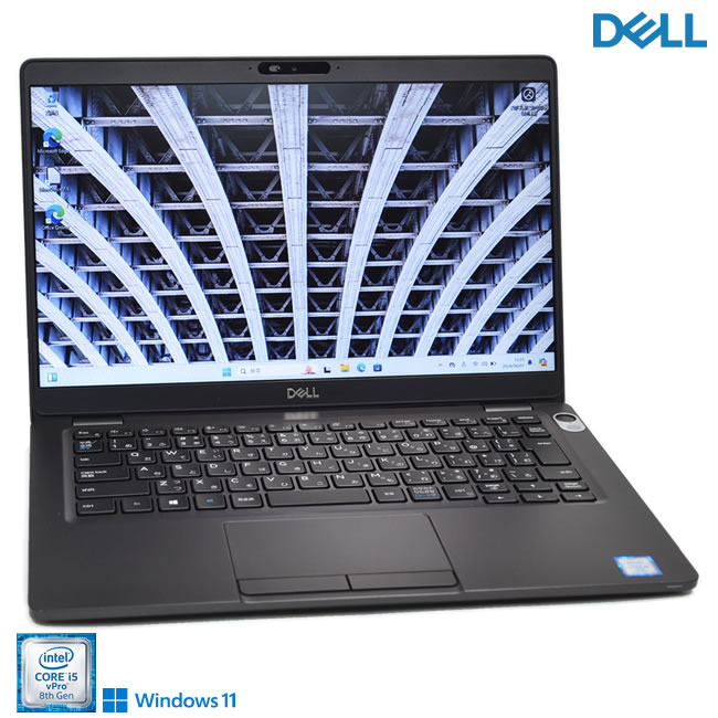 13.3型 モバイル DELL Latitude 5300 第8世代 Core i5 8365U メモリ8G M.2SSD256G Webカメラ Wi-Fi USBType-C Windows11【中古】