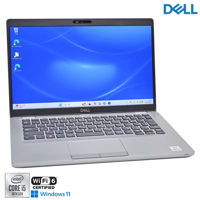 フルHD 14.0型 Wi-Fi6 DELL Latitude 5410 Core i5 10310U M.2SSD256G メモリ8G Webカメラ USBType-C Windows11【中古】