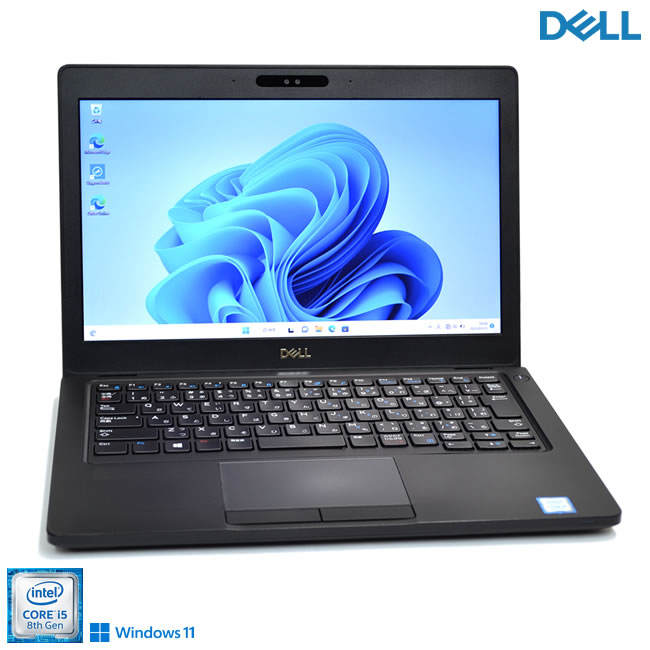 Windows11 モバイルノート DELL Latitude 5290 第8世代 Core i5 8250U メモリ8G M.2SSD256G 顔認証 Webカメラ Wi-Fi USBType-C【中古】