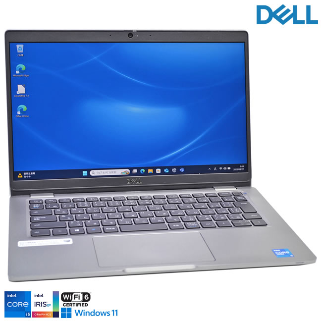 Wi-Fi6 フルHD DELL Latitude 5320 第11世代 Core i5 1145G7 M.2SSD256G メモリ8G Webカメラ USBType-C Windows11【中古】