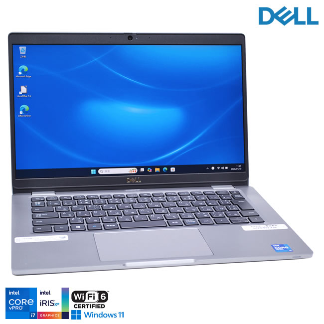 セール！ フルHD 13.3型 DELL Latitude 5320 Core i7 1185G7 IrisXe メモリ16G M.2SSD256G Webカメラ Wi-Fi6 USBType-C Windows11【中古】