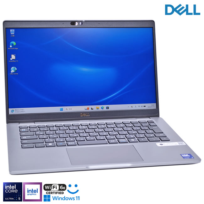 美品 タッチパネル フルHD DELL Latitude 5350 Core Ultra 5 135U メモリ16G M.2SSD256G Wi-Fi6E 顔認証 Webカメラ Windows11【中古】